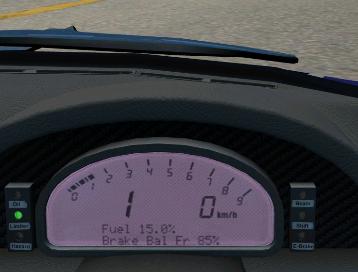Testing the XFR dash I made.